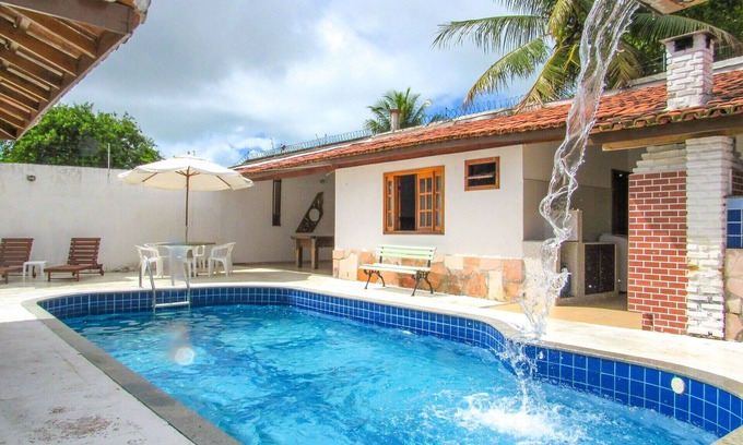 Porto Seguro House | Casa com 4 Suítes, Piscina, Área Gourmet e Wifi