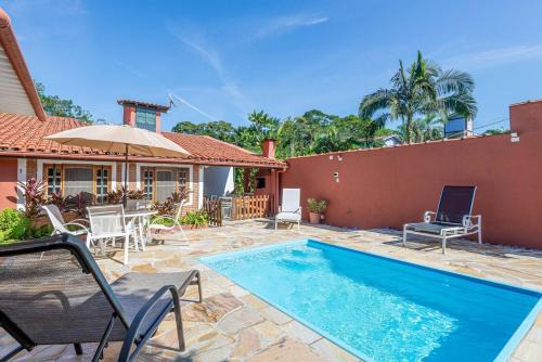 Camburi Villa | Casa com piscina a 100 m de Camburizinho