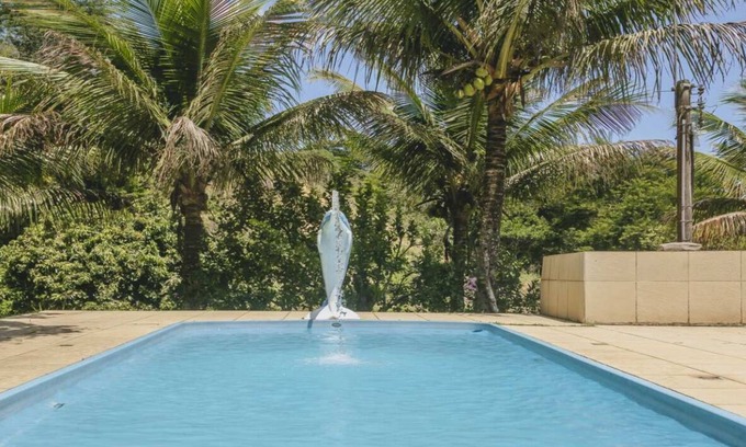 Pirai House | Casa com piscina e vista para montanha em Pirai