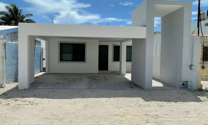 Chicxulub Puerto Apartment | Casa con Piscina en Chixchulub a 100 m de la playa