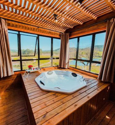 Rio Fortuna Ski Chalet | Casa Container - Pousada Container da Montanha VERDE Banheira