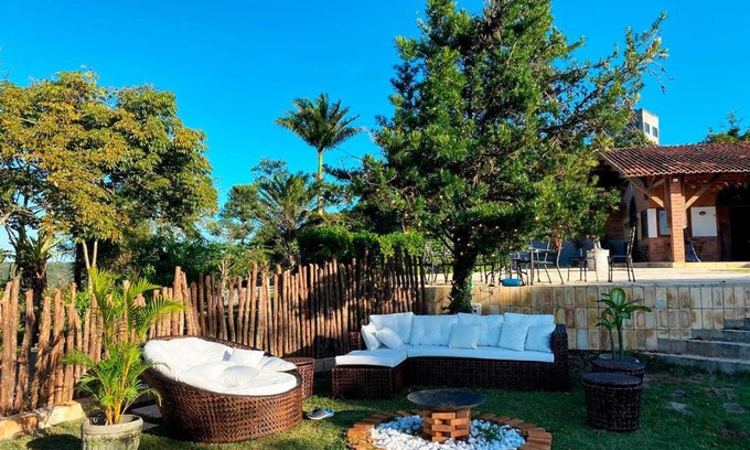 Primavera House | Casa de campo c vista para montanhas em Cha Grande