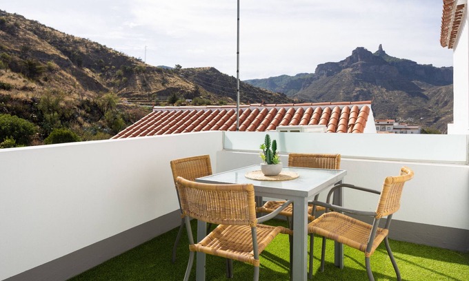 Tejeda Apartment | Casa Evaristo with Roque Nublo view