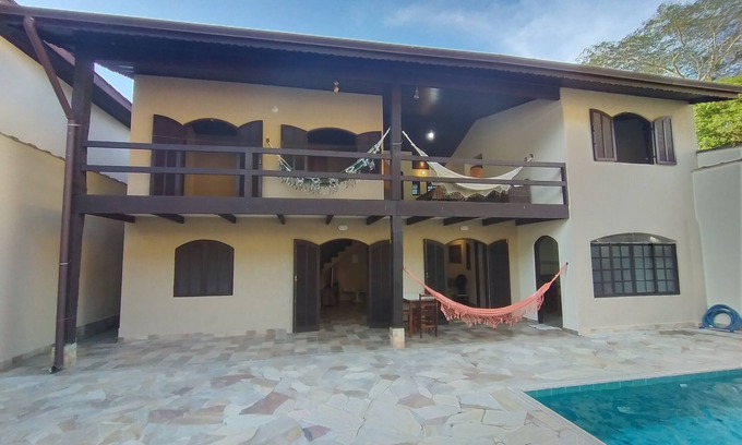 Camburi House | Casa Praia Camburi -10 Pessoas - Piscina com Cascata