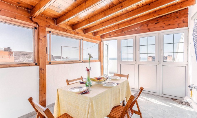 Ajuy House | Casa Teresita On the Beach with Ocean View, Terrace & Wi-Fi; Pets Allowed