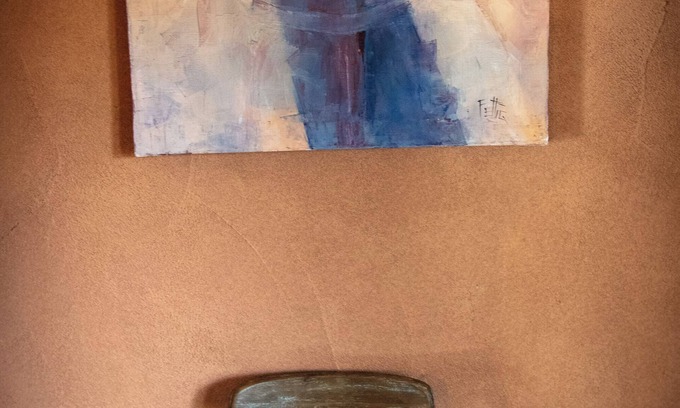 Valdez House | Casita de Colores secluded 2 story adobe amidst serene pine and ponderosa trees.