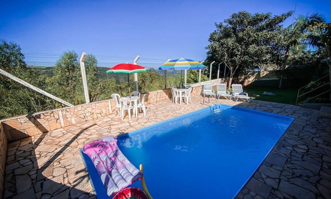 Serra Negra Ski Chalet | Chácara c piscina e churrasqueira - Serra Negra/SP