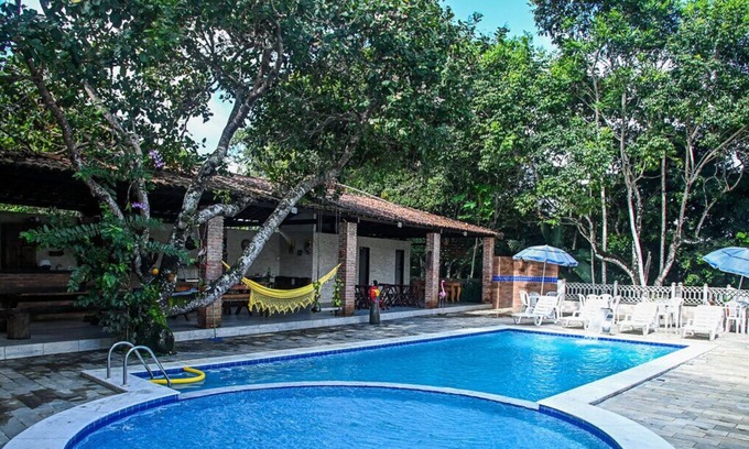 Paudalho House | Chácara com piscina e churrasqueira em Aldeia/PE