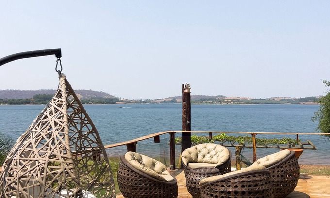 Delfinopolis House | Chal com Vista e Acesso ao Rio Grande - MG