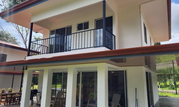 Carara Villa | Charming 3-bedroom River edge villa with WiFi and AC minutes from Playa Hermosa