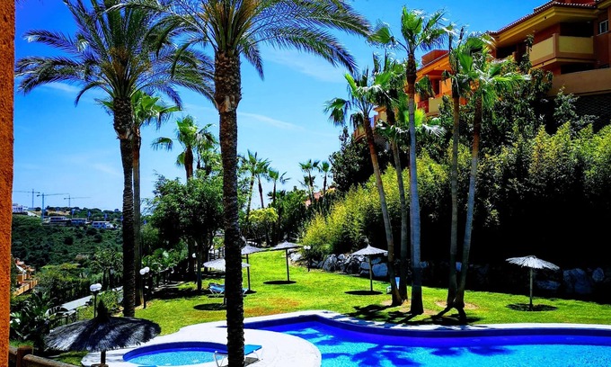 Urbanizacion Hacienda las Chapas Apartment | Charming apt, 2 terraces, dir. access to pool, close to beach and golf courses