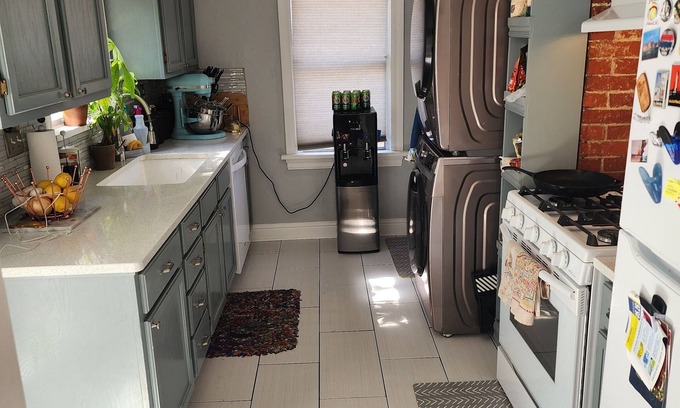 Central Oklahoma City House | Charming bedroom in OKC Urban Core