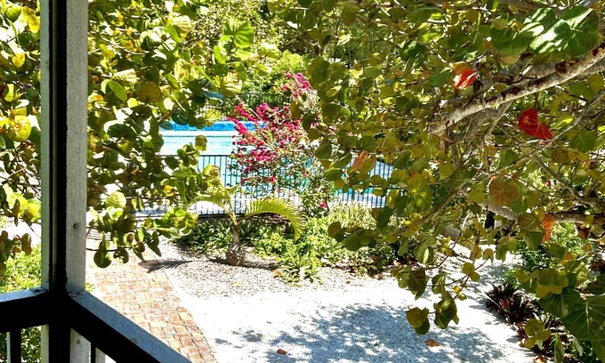Wulfert Cottage | Charming Captiva Cottage with private pool, 300 steps from beach