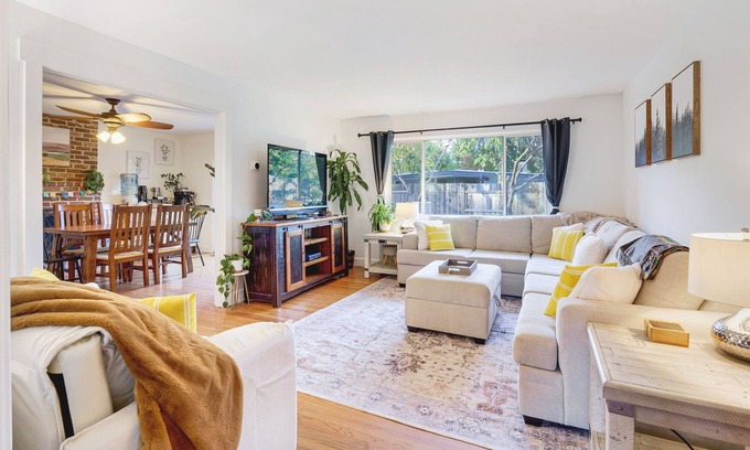 Davis House | Charming Davis Retreat: Cozy & Central