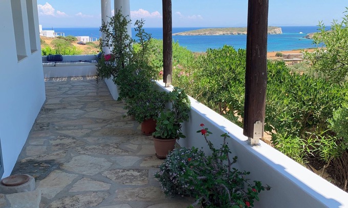 Lipsoi Villa | Charming house in Lipsi with exceptional view of the Aegean Sea