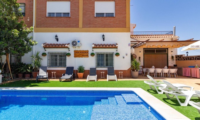 Durcal Villa | Charming house with pool, terrace and WiFi