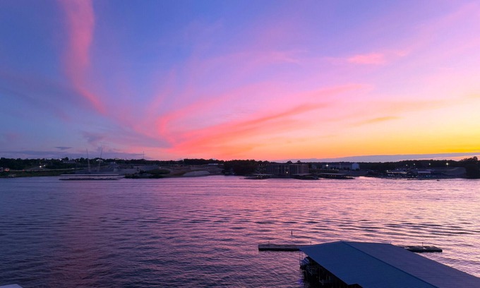 Osage Beach Condo | Charming Lakefront Getaway - Best views from comfy condo 50' above the water!