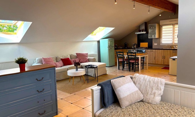 Voegtlinshoffen Apartment | Charming pet-friendly apartment in vineyards with garden, deck, and AC.