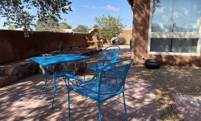Taos House | Charming pueblo-style home with incredible views!