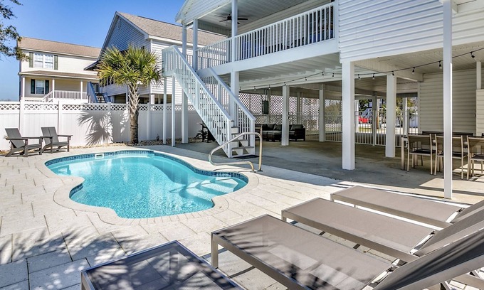 Cherry Grove Beach House | Cherry Grove/North Myrtle Beach Luxury Vacation Home, Private Pool, Pet Friendly