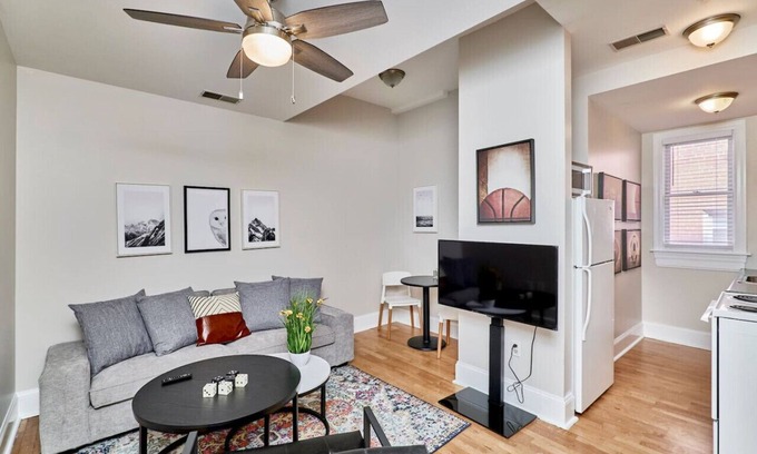 Grand Center Apartment | Chic 1/1 apartment in Historic area, near SLU, CWE, and Grand Center-Apt G