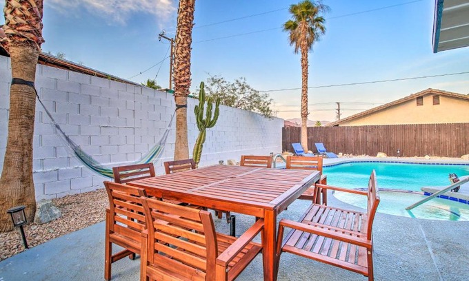 Desert Hot Springs House | Chic Desert Hot Springs Oasis with Game Room!