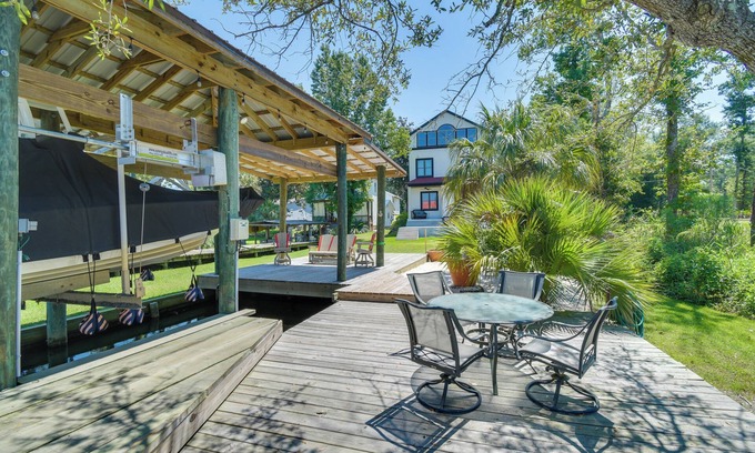 Foley House | Chic Foley Home w/Dock & River Access!