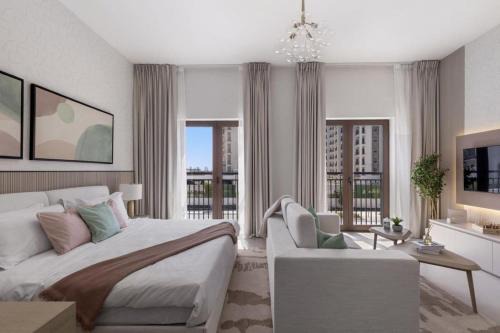 Abu Dhabi Apartment | Chic Studio By Sweet Stays, Yas! F1, Parks & Golf