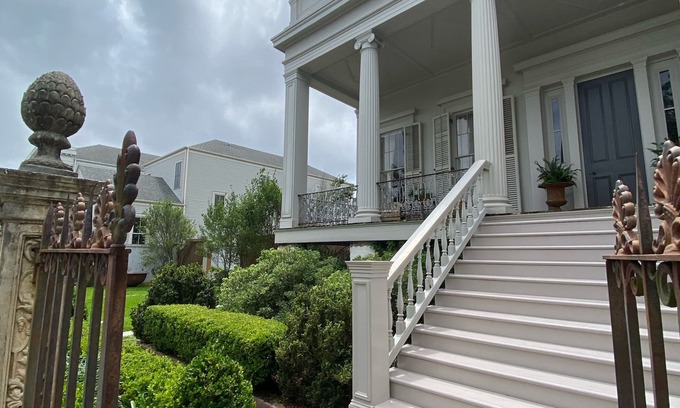 Lower Garden District Bed & Breakfast | Circa 1838, Quintessential Southern Greek Revival Center Hall, Pool & Grounds