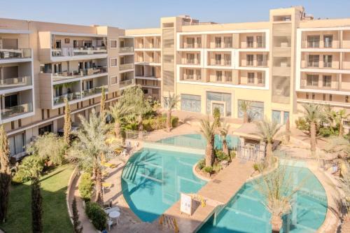Gueliz Apartment | City Haven at Pearl Garden Pool and View
