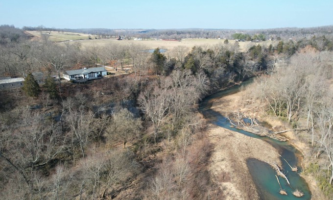 Huntsville Cabin | Cliffs Edge Guest House- 2 bedroom cabin with War Eagle Creek Views and cave