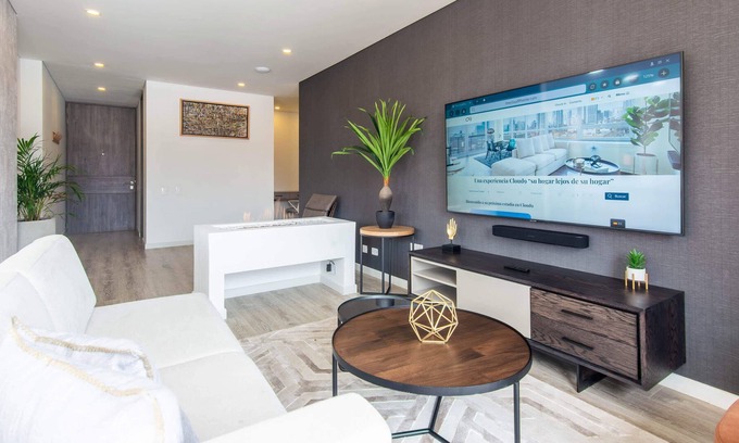 Usaquen Apartment | Cloud9| Cozy apt Indoor fireplace|The Ruby