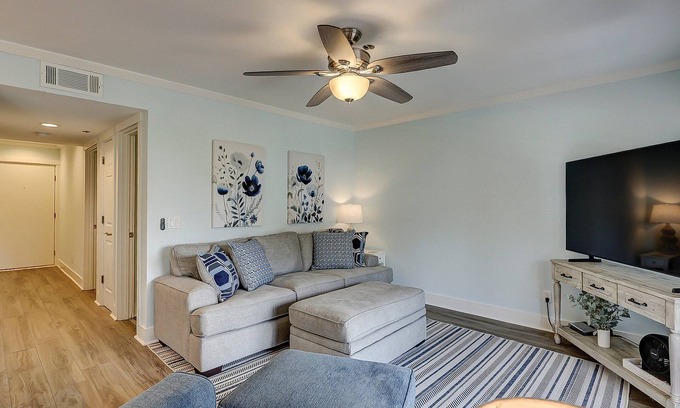 Folly Field Condo | Coastal Comfort with Ocean Views