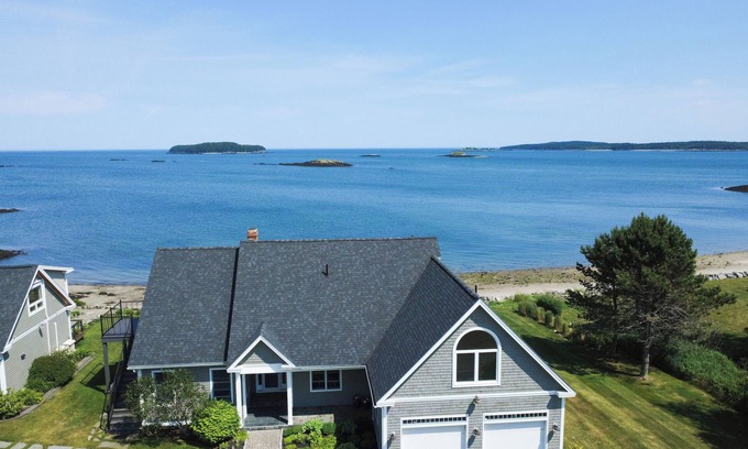 Jonesport House | Coastal Serenity… Maine Oceanfront Home with Private Beach Access