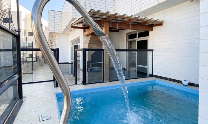 Praia do Morro Apartment | Cobertura Com Piscina em Guarapari - GUA001