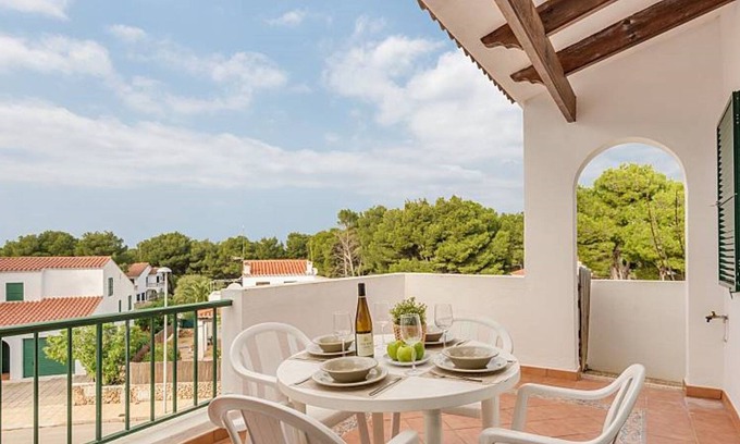 Son Parc Apartment | Comfortable Holiday Apartment with Pool, Wi-Fi, Balcony and Lawn; Parking Available