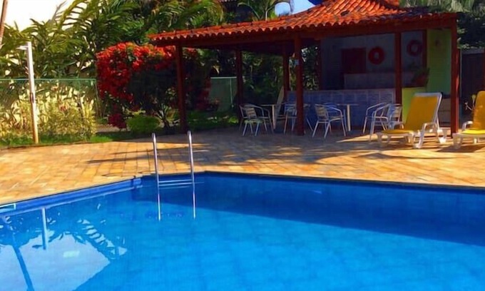 Mangueira House | Comfortable Home in Gated Community BBQ Pool and Large Green Area.