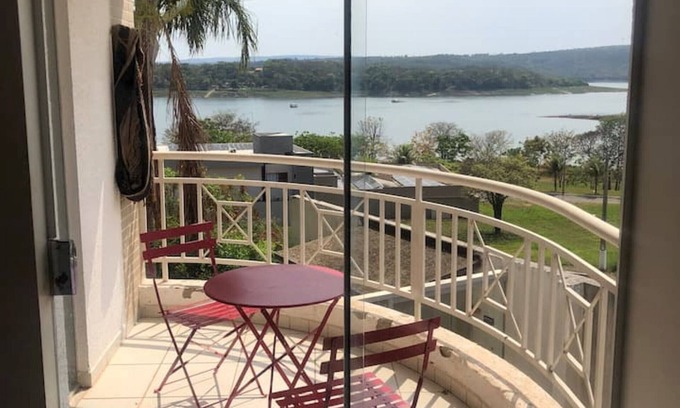 Caldas Novas Apartment | Complete apartment with the most incredible view of corumbá lake