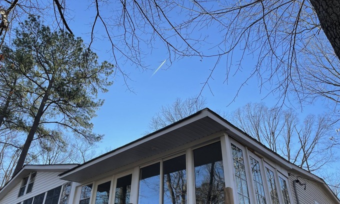 Fuquay-Varina House | Conveniently located home with large enclosed porch