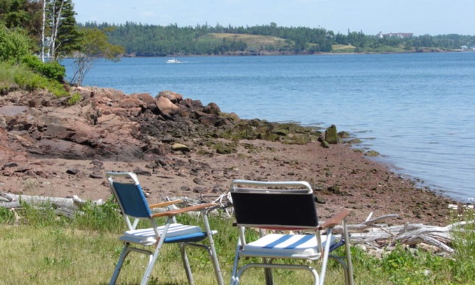 Robbinston Cabin | Cool breezes and no mosquitoes, just feet from the high tide line.