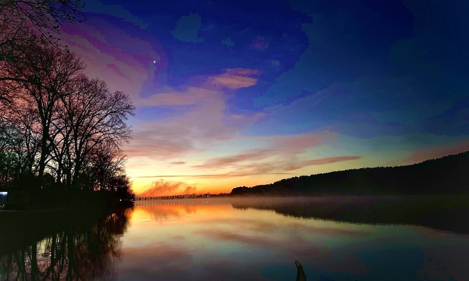 Wright Cabin | Coolest cabin in the county. Waterfront property with a view