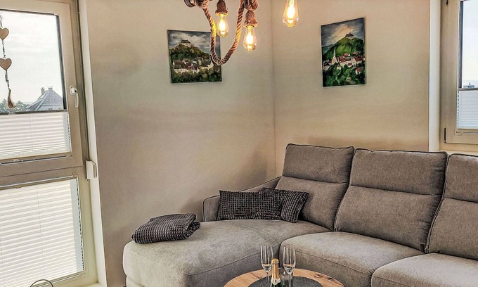 Schieder-Schwalenberg Apartment | Cosy apartment for 2 guests with WIFI, TV, terrace and parking
