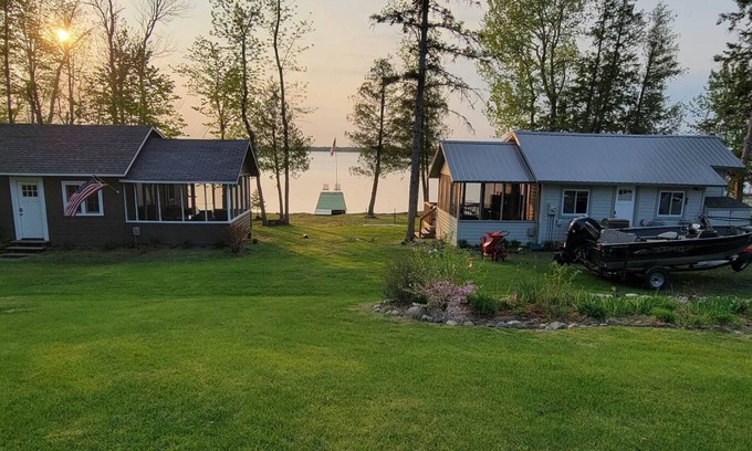 Deer River Cabin | Cottages on Moose. Lakeside, twin cabins on Moose Lake!