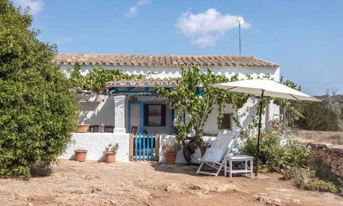 Formentera Cottage | Country Cottage 'Xicu' with Private Terrace and Garden
