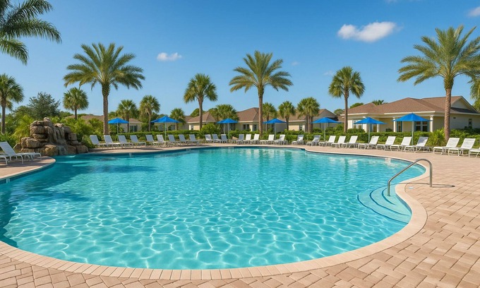 Duval House | Courtyard Villa in The Villages – Private Yard, Free Golf Cart & Access to Pools