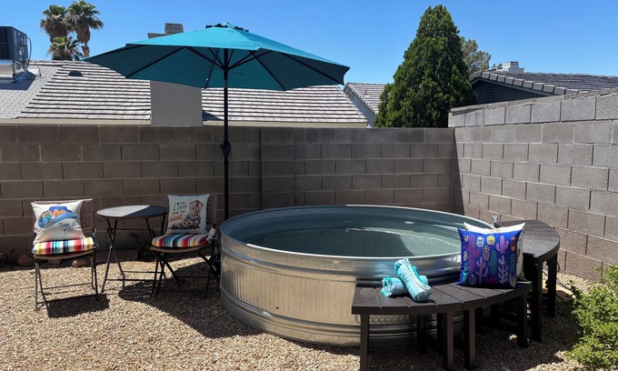 North Las Vegas House | Cowboy Pool with games galore! Close to downtown Fremont street and speedway