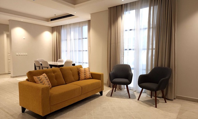 Riyadh Apartment | Cozy 2 Bedroom Riyadh Apartment close to best cafes, restaurants, & attractions!