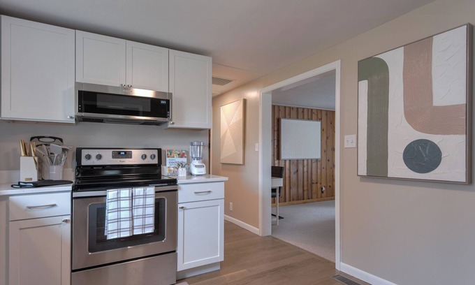 Terre Haute House | Cozy 2BD/1BA Pets OK, Newly Furnished, Newly Renov, Big Fenced In Yard