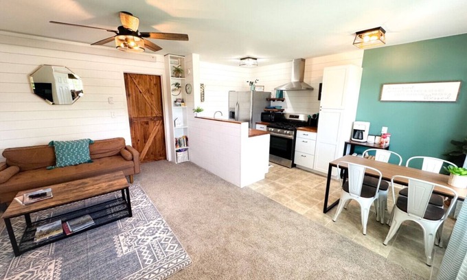 Spearfish Apartment | Cozy Apt, Great Location, Patio, Walk to Downtown!