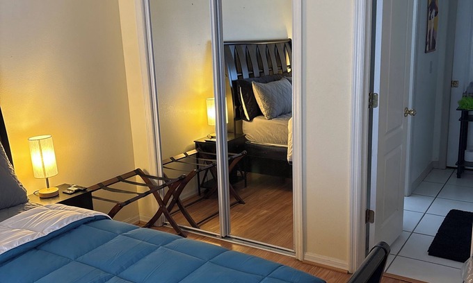 Riverview House | Cozy bedroom on first floor. No kitchen access .